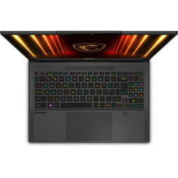 Ноутбук MSI Stealth A16 AI+ A3HWHG-239XRU (16", OLED, AMD Ryzen AI 9 365 2ГГц, 10 ядер, 32ГБ LPDDR5x, 1ТБ SSD, NVIDIA GeForce RTX 5070 Ti, без ОС), черный