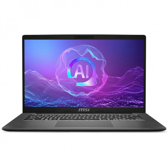 Ноутбук MSI Modern A14 AI+ F3HMG-041XRU (14&amp;quot;, IPS, AMD Ryzen AI 5 330 2ГГц, 4 ядра, 16ГБ DDR5, 512ГБ SSD, AMD Radeon 820M, без ОС), серый в Тюмени