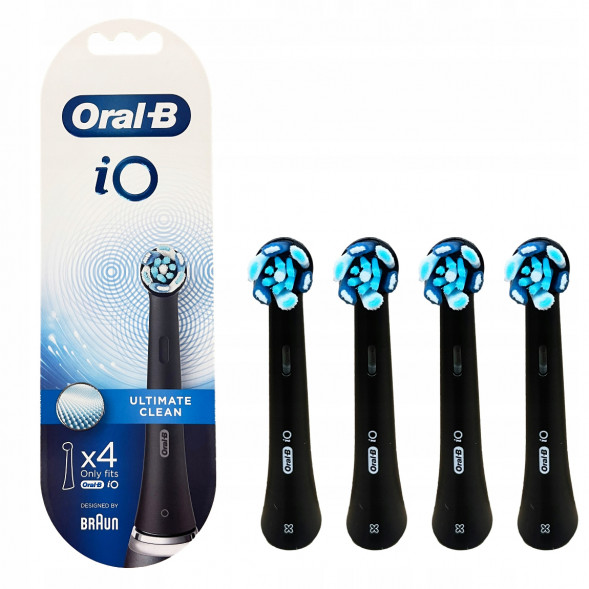 Насадка для электрической зубной щетки Oral-B iO Ultimate Clean Black, 4 шт. в Тюмени