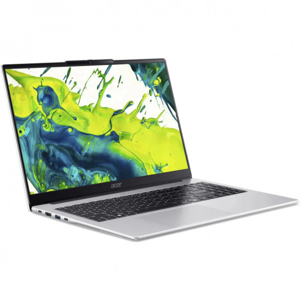Ноутбук Acer Aspire Lite AL15-74P-569P (15.6&amp;quot;, IPS, Intel Core Ultra 5 125H 1.2ГГц, 14-ядерный, 16ГБ DDR5, 512ГБ SSD, Intel Arc, без ОС), серебристый в Тюмени