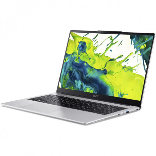 Ноутбук Acer Aspire Lite AL15-74P-569P (15.6&amp;quot;, IPS, Intel Core Ultra 5 125H 1.2ГГц, 14-ядерный, 16ГБ DDR5, 512ГБ SSD, Intel Arc, без ОС), серебристый в Тюмени