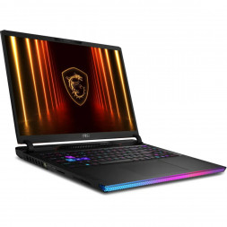 Ноутбук MSI Raider 16 HX AI A2XWHG-814XRU (16", IPS, Intel Core Ultra 7 255HX 2.4ГГц, 20 ядер, 32ГБ DDR5, 1ТБ SSD, NVIDIA GeForce RTX 5070 Ti 12 ГБ, FreeDOS), черный