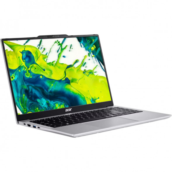 Ноутбук Aser Aspire Lite 15 AL15-53P-56PA (15.6&amp;quot;, IPS, Intel Core 5 120U, 10 ядер, 16 ГБ DDR4, 512 ГБ SSD, Intel Graphics, без ОС), серебристый в Тюмени
