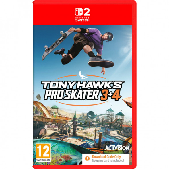 Игра Tony Hawk&amp;#039;s Pro Skater 3+4 (код загрузки) [Nintendo Switch 2, английская версия] в Тюмени
