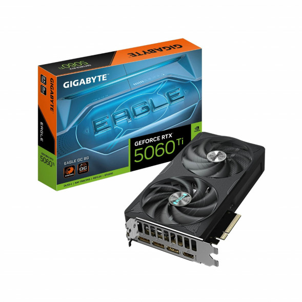 Видеокарта GIGABYTE GeForce RTX 5060 TI EAGLE OC 8G (GV-N506TEAGLE OC-8GD) в Тюмени