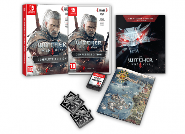 Игра Witcher 3 Wild Hunt Complete Edition (Ведьмак 3: Дикая Охота - Полное Издание) (Русская версия) для Nintendo Switch в Тюмени