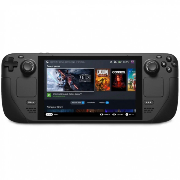 Игровая приставка Valve Steam Deck 64 ГБ SSD, черный в Тюмени