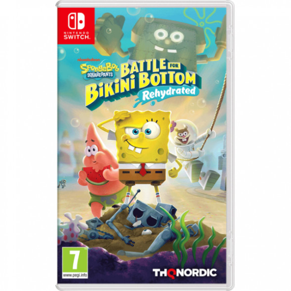 Игра SpongeBob SquarePants: Battle for Bikini Bottom - Rehydrated [Nintendo Switch, русские субтитры] в Тюмени