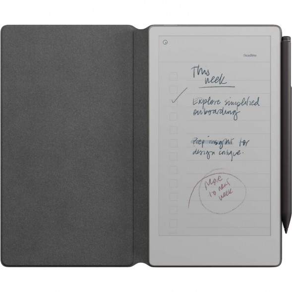Графический планшет reMarkable Paper Pro Move + Стилус MarkerPlus + Чехол BookFolio Premium Leather, Black в Тюмени