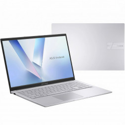 Ноутбук ASUS Vivobook 15 X1504MA-BQ058 (15.6", IPS, Intel Core 5 320 1.5ГГц, 6 ядер, 16ГБ DDR5, 512ГБ SSD, Intel Graphics, без ОС), серебристый